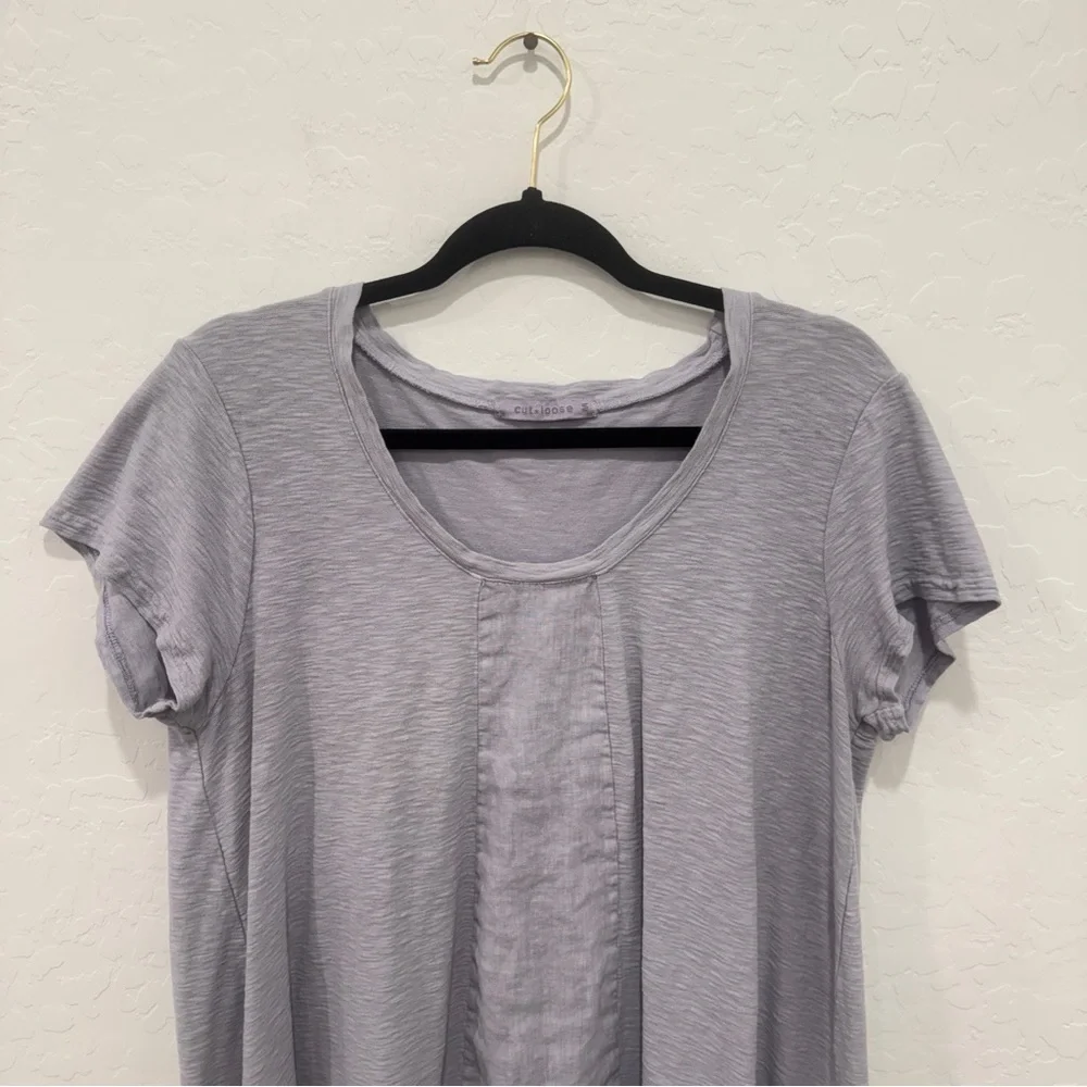 Cut Loose Light Purple Short Sleeve Tee - Picture 2 of 5